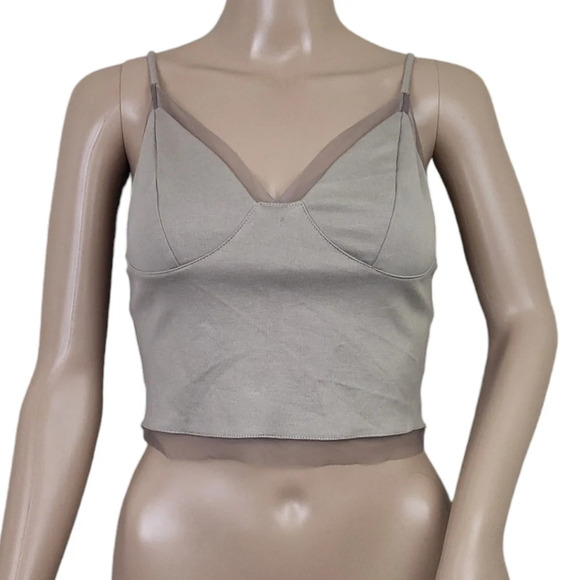 Free People Intimately Mesh Crop Top - Picture 1 of 4